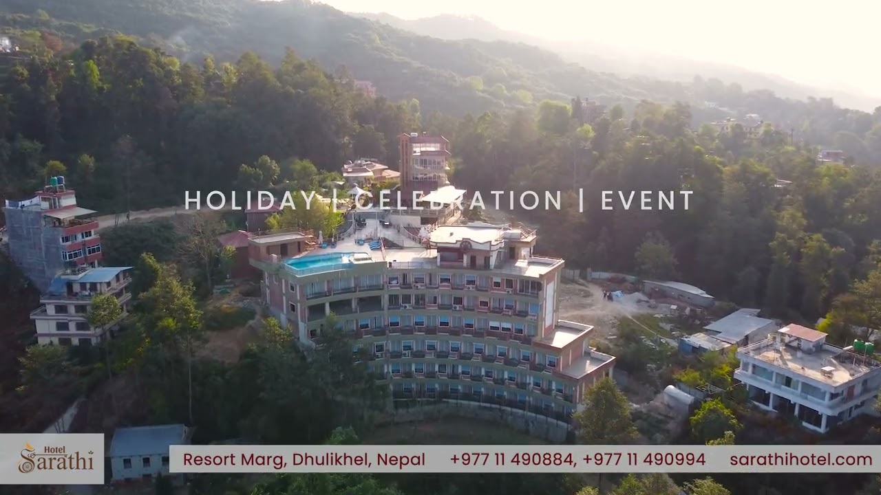 Hotel Sarathi Aerial View | Dhulikhel Nepal | Luxury Hotel | Holiday