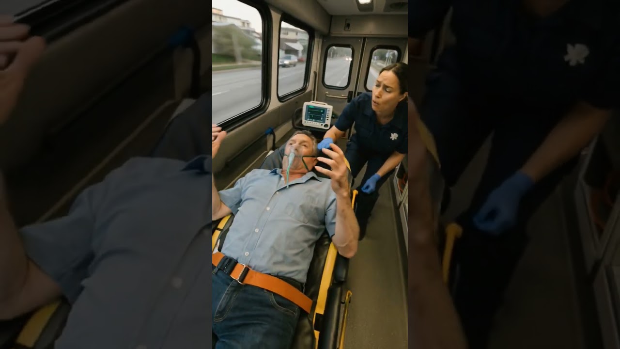 First Day as a Paramedic POV: Racing to save a life in a moving ambulance. #emsstrong #prehospital