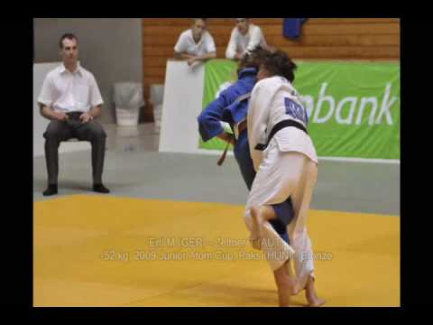 Judo 2009 Paks -52kg Ertl M (GER) - Zeltner T (AUT) - Bronze Junior Atom Cup
