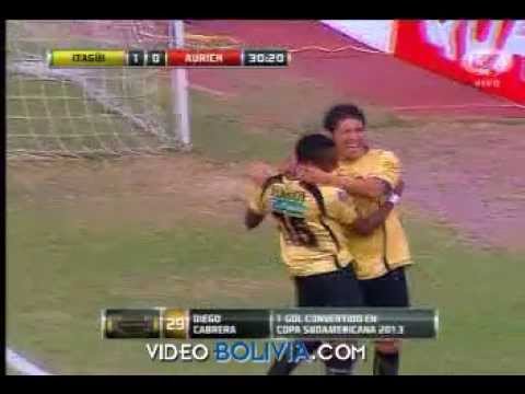 Gol de Cabrera en la Copa Sudamericana
