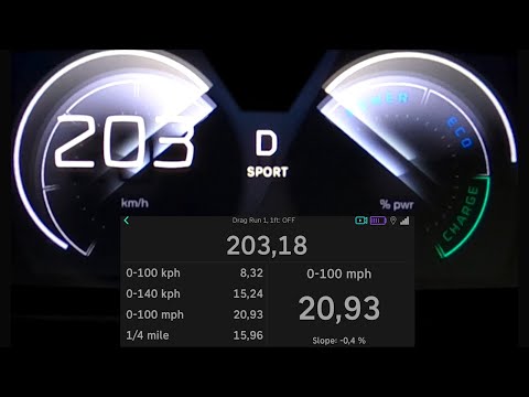 Peugeot 2008 Hybrid 145 acceleration 0-60 mph 0-100-200 km/h top max speed GPS drag MHEV 136PS
