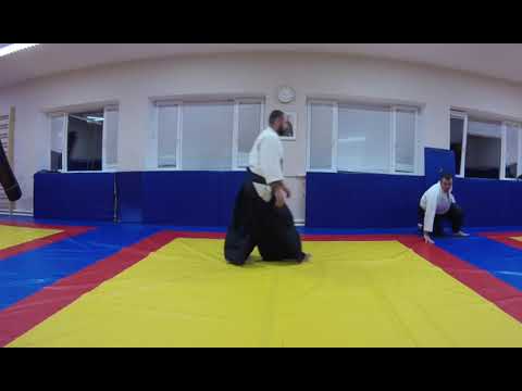 Shomen uchi, aiki otoshi