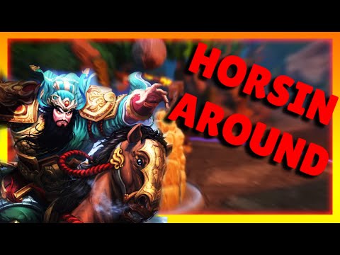 GUAN YU HORSIN' AROUND