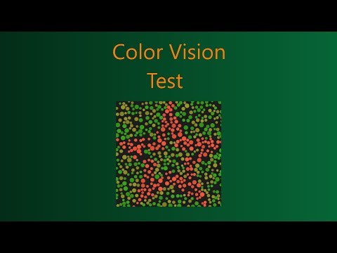 Color Vision Test Video