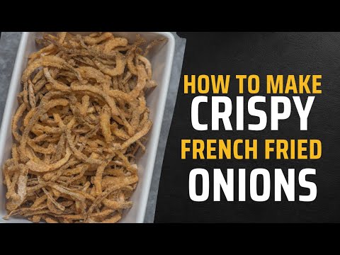 👌Perfectly Crispy French Fried Onions In The Air Fryer 🧅🌿 [Gluten-Free]