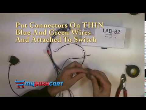 Linear Actuator Wiring Switch Kit by Mypushcart.com - Video Wiring Guide