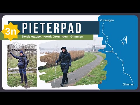 Pieterpad - Stage 3 north - Groningen to Glimmen (EN/NL/FR/DE Subtitles)
