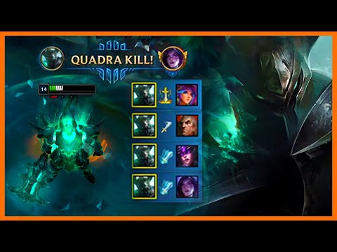Morde becomes the ultimate STAT CHECKER when AHEAD (2x Quadra kills) - League of Legends