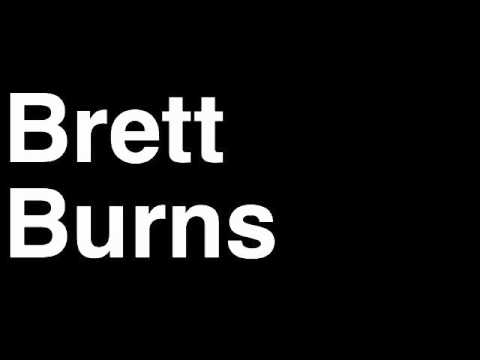 How to Pronounce Brent Burns San Jose Sharks NHL Hockey Player Runforthecube