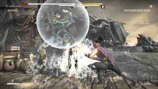 Mortal Kombat X Invasion Boss Rain Vs Vanilla Kitana