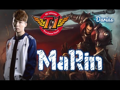 SKT T1 MaRin DARIUS Top vs Irelia Patch 5.17 | League of Legends