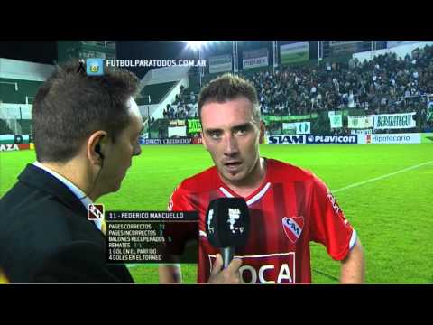 Mancuello: "Hay que corregir errores". Banfield 0 - Independiente 1. Fecha 6. Primera División 2014
