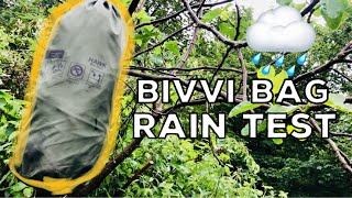 Highlander Hawk Bivvi Bag RAIN TEST Overnight