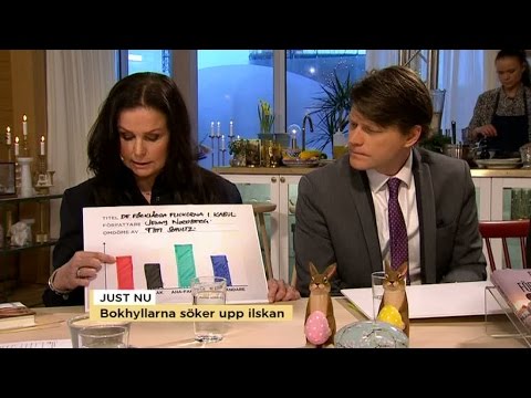 Vrede och ilska: Vilka böcker läser bokhyllarna? - Nyhetsmorgon (TV4)