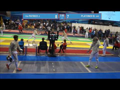 T32. PLATONOV Bogdan (UKR) - PATRICE Jean-Philippe (FRA). Sabre men.