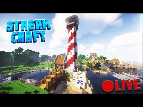 [Zapis z LIVE] Budowa wielkiego kompleksu zamkowego | Zapraszamy na StreamCraft  :D