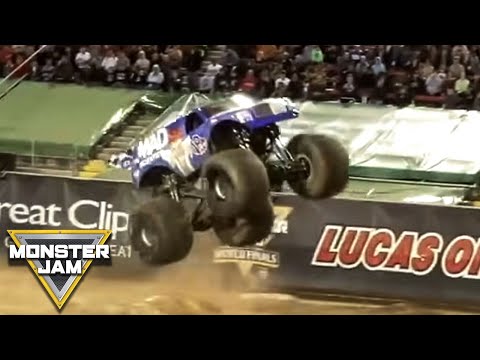 First Ever Monster Truck Front Flip by Lee O'Donnell | World Finals 18 XVIII | Monster Jam