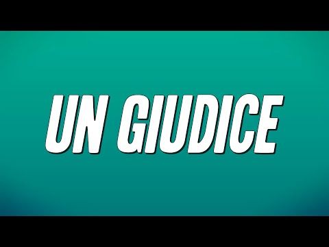 Fabrizio De André - Un Giudice (Testo)