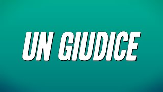 Fabrizio De André - Un Giudice (Testo)