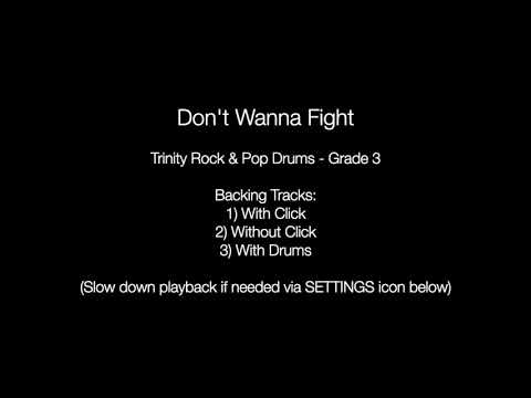 Don't Wanna Fight by Alabama Shakes - Backing Track for Drums (Trinity Rock & Pop - Grade 3)