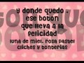 Belanova - rosa pastel [ letra ] 