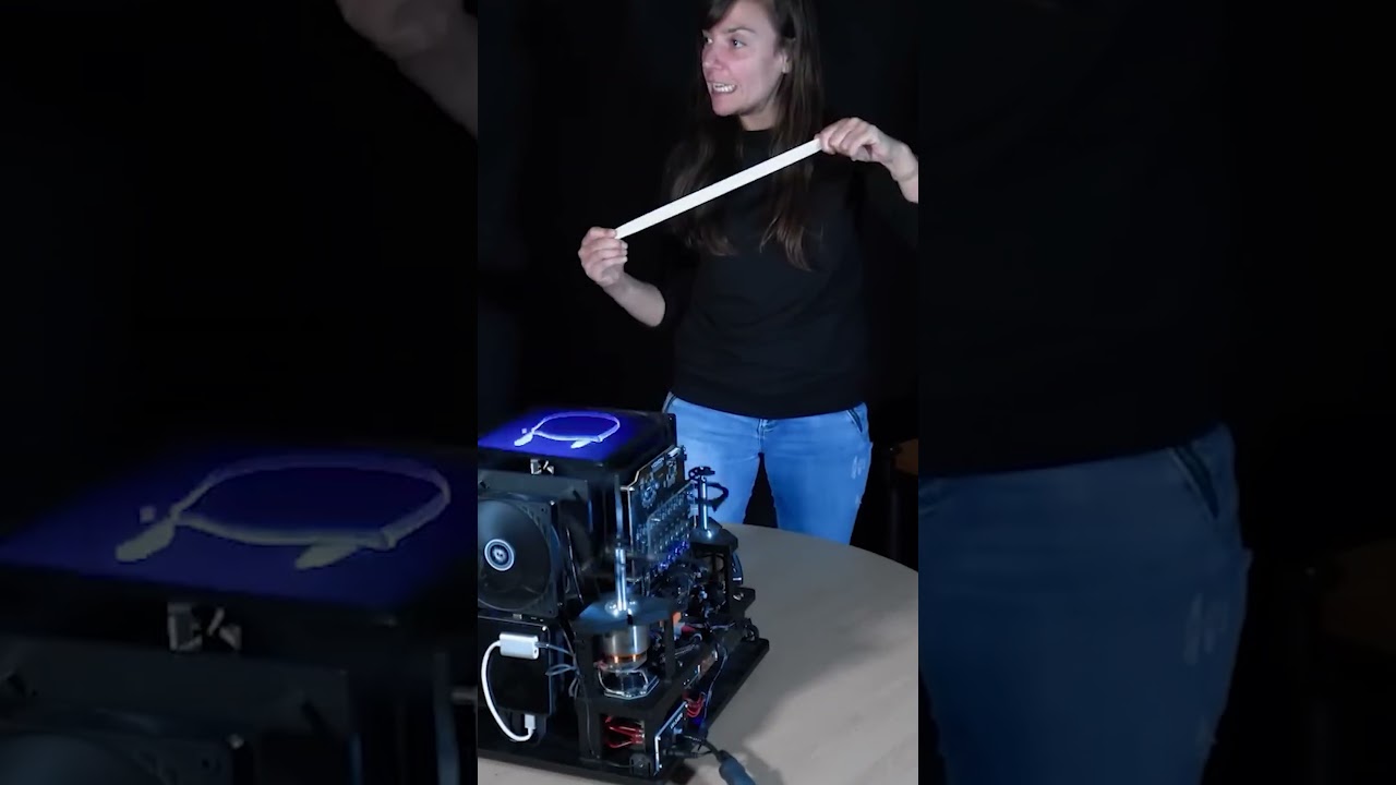 This volumetric display lets you touch items digitally