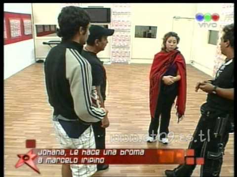 Operacion Triunfo 2009: Johana, le hace una broma a Marcelo Iripino