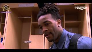 Swaggy P (Nick Young) & Jordan Hill Funny Post game interview - Lakers vs Rockets