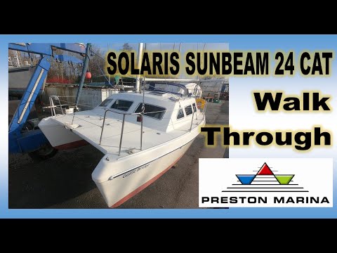 SOLARIS SUNBEAM 24 CATAMARAN WALK THROUGH