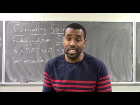 Math 1207-R04 Lecture 24 - Estimating Series and Answering questions from my students