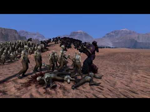 1 THOUSAND CHAOS SPACE MARINES vs. 25 THOUSAND ZOMBIES!!! - UEBS1
