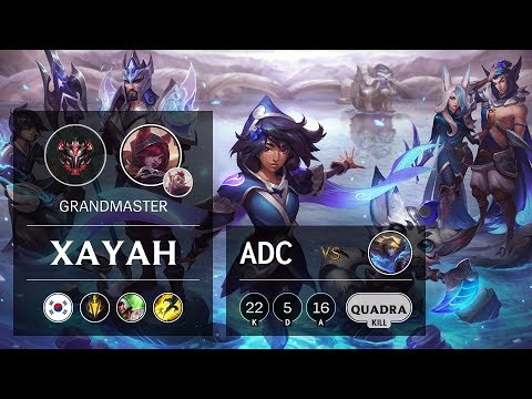 Xayah ADC vs Ezreal - KR Grandmaster Patch 9.9
