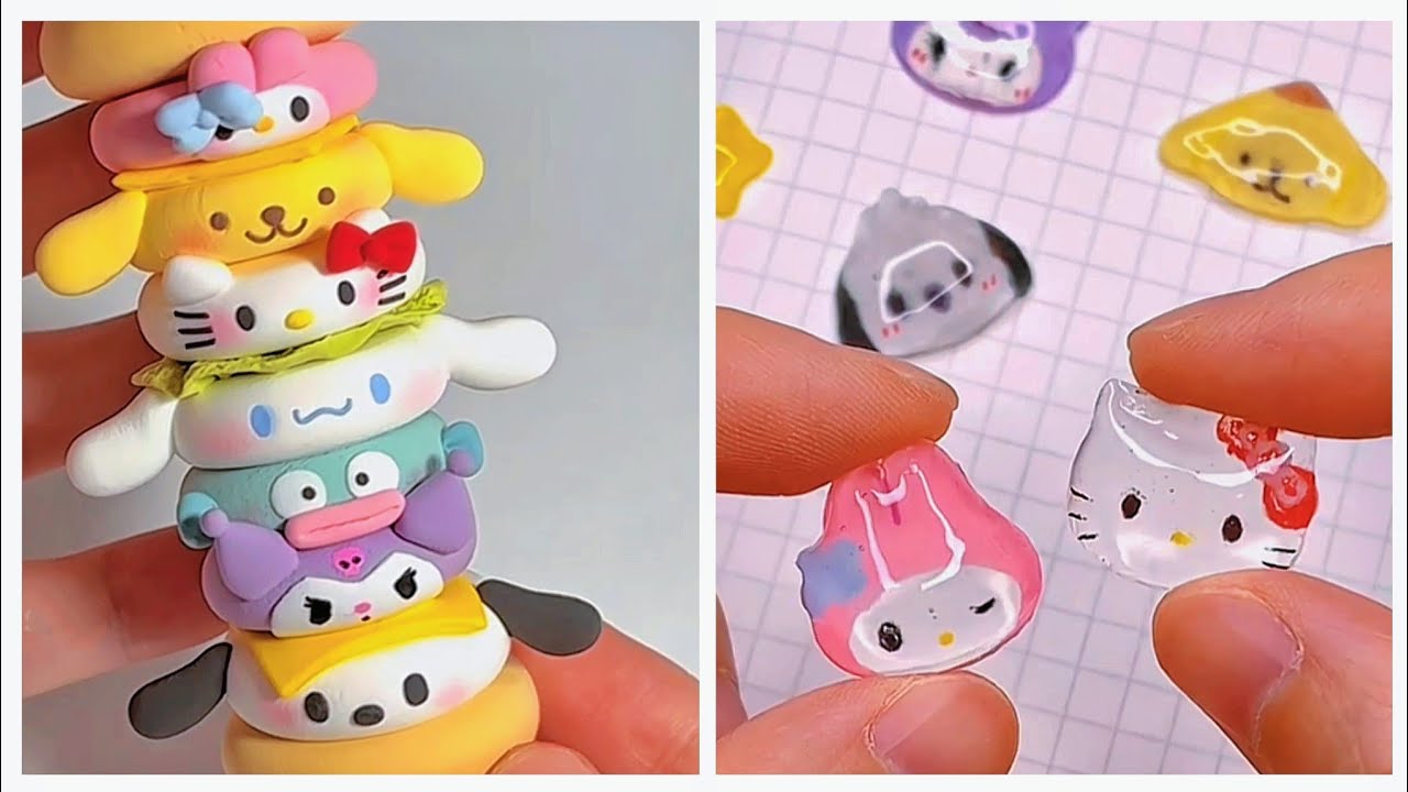 Cute Sanrio Crafts DIY ideas: Hello Kitty & Friends Creative Fun!🎀
