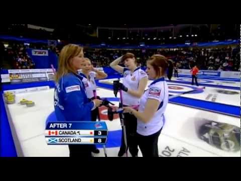 CURLING: WWCC 2012 - D17 - CAN vs SCO - HIGHLIGHTS