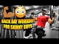 INSANE BODYBUILDING BACK AND DEADLIFT WORKOUT FOR SKINNY GUYS