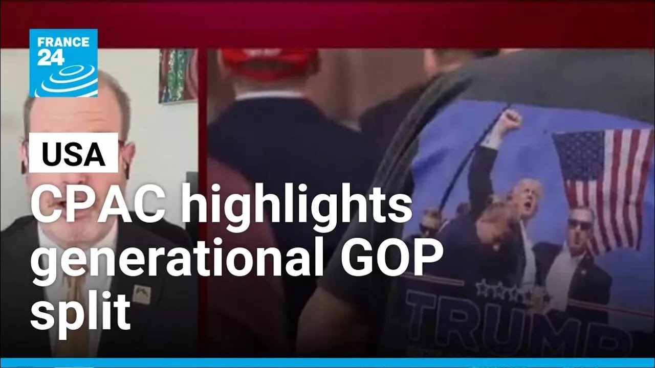 'Divide among men above and under 35': CPAC highlights generational GOP split • FRANCE 24 English