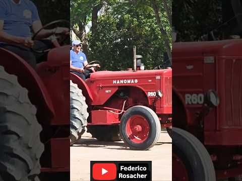 Tractor Hanomag R60 - Encuentro de Autos Clásicos en Porteña  - Córdoba  - Argentina. #tractor #car