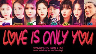 MOMOLAND, ERIK &#39;LOVE IS ONLY YOU&#39; Lyrics (모모랜드, 에릭 사랑은 너 하나 가사) [Color Coded Han/Rom/Eng]