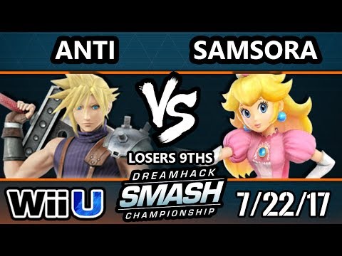 DHATL17 Smash 4 - IMT | Anti (Cloud) Vs. Samsora (Peach) - WiiU Singles Losers 9ths - Smash Wii U