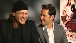 Jason Segel and Paul Rudd Are So High During Interview