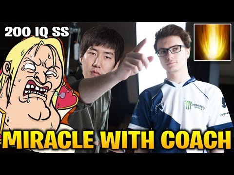 Miracle Plays Invoker with his Coach - Heen - 200 IQ SS