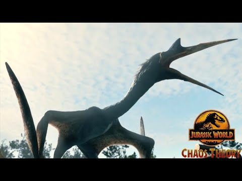 Quetzalcoatlus Attacks The Tower Outpost! Jurassic World Chaos Theory Season 4 Clip!
