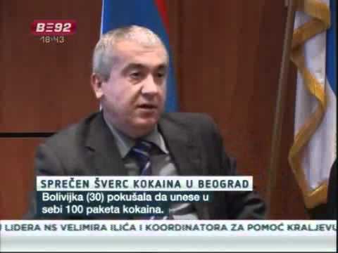 Uhvaćena Bolivijka sa kilogramom kokaina u stomaku