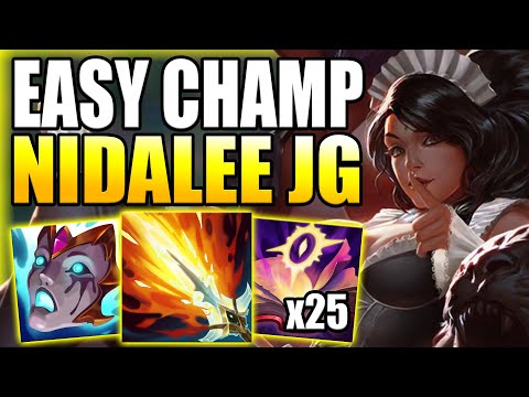 HOW TO PLAY NIDALEE JUNGLE IN ORDER TO VERY EASILY CARRY SOLO Q GAMES! - Guide League of Legends
