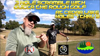 Holes 7-9, 3 Hole Scramble with Lester from Outta the Rough Golf at Cedar Lake in Loganville 4K