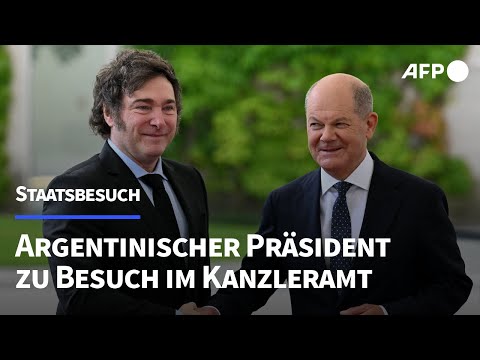 Argentinischer Präsident Milei zu Besuch im Kanzleramt | AFP