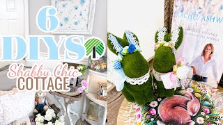 🌿((NEW!!!)) 6 DIYS ~Dollar Tree~ SHABBY CHIC COTTAGE 🌿 Olivia's Romantic Home