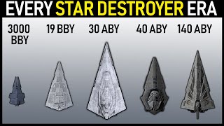 Every Era of Star Destroyer (Legends and Canon)