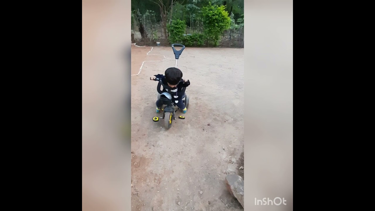 2 साल का बच्चा cycle चलना सिख रहा हैं #trendingshorts #shorts #babyviralvideo