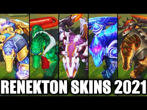 All Renekton Skins Spotlight 2021 (League of Legends)
